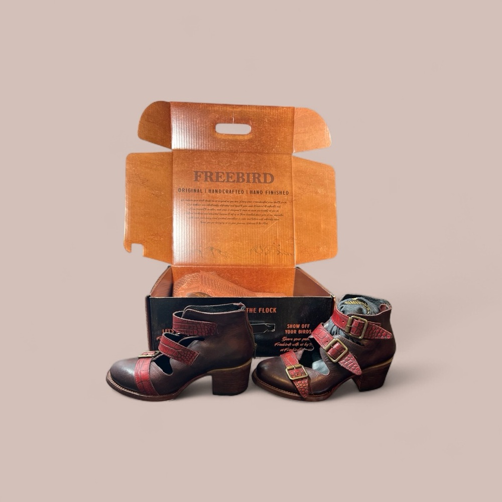 Freebird by Steven Women's Wine Heeled Boots